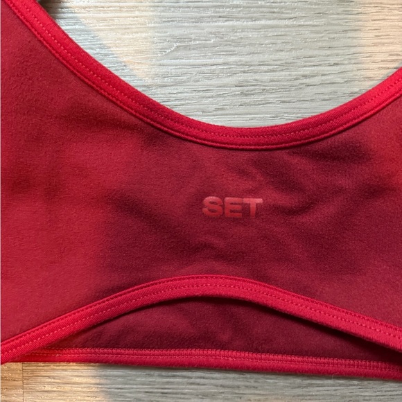 SET Active Red Bra - Picture 2 of 3